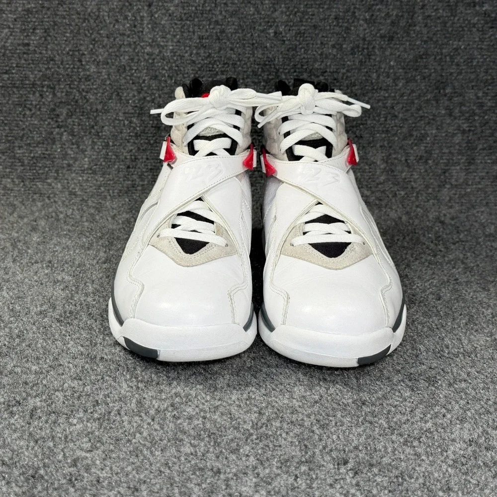 Jordan 8 Retro Shoes Men's 8‎ Bugs Bunny White Grey Red Athletic Sneakers